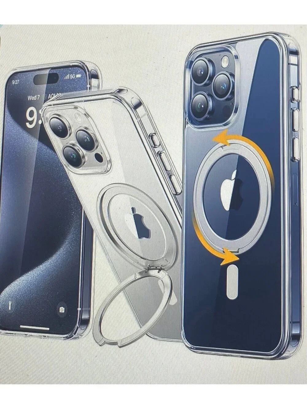 Andobil Case for iPhone 15 Pro Max Clear